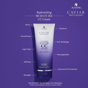 ALTERNA CAVIAR ANTI-AGING REPLENISHING MOISTURE CC HAIR CREAM 10-in-1 LEAVE IN‎